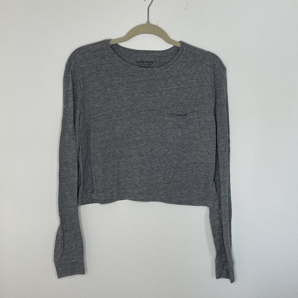 Richer Poorer Long Sleeve Crop Tee